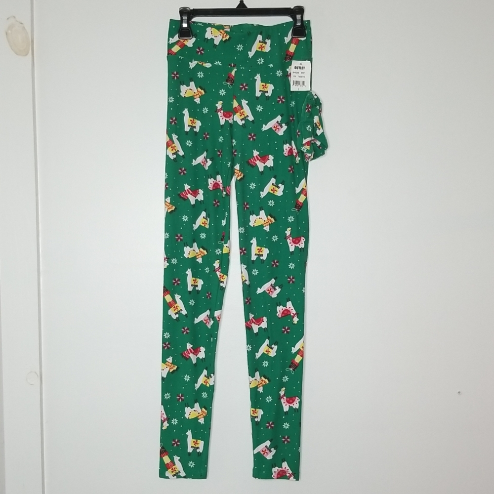 Llama Christmas Leggings